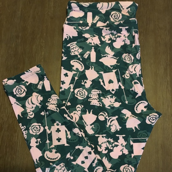 LuLaRoe Pants - Lularoe TC2 Disney Alice in Wonderland Leggings